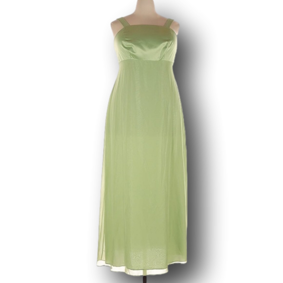 Papell Boutique Dresses & Skirts - Simple A-Line Green Long Prom Dress Evening Party Dress